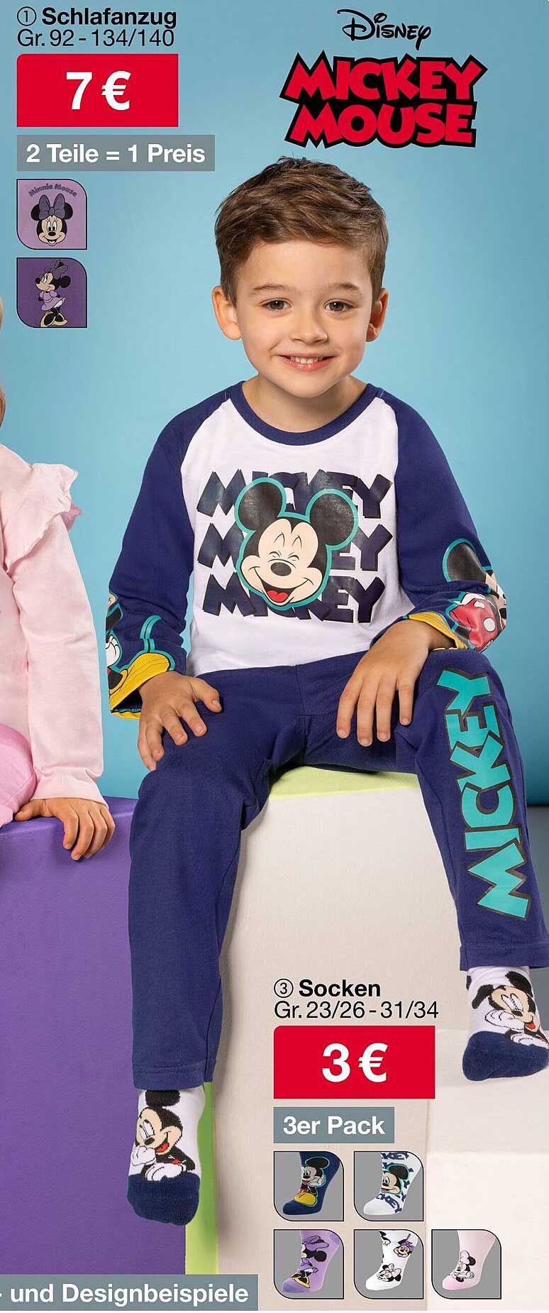 Schlafanzug Disney Mickey Mouse