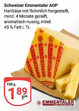 Schweizer Emmentaler AOP