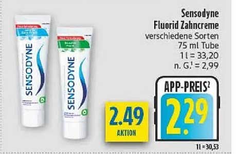 Sensodyne Fluorid Zahnpasta - verschiedene Sorten (75 ml)