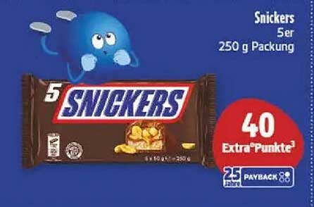 Snickers 5er Packung 250 g