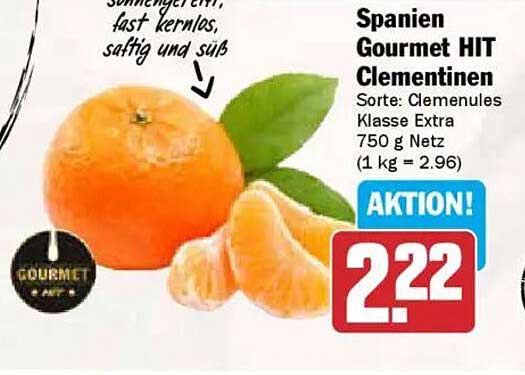 Spanien Gourmet HIT Clementinen