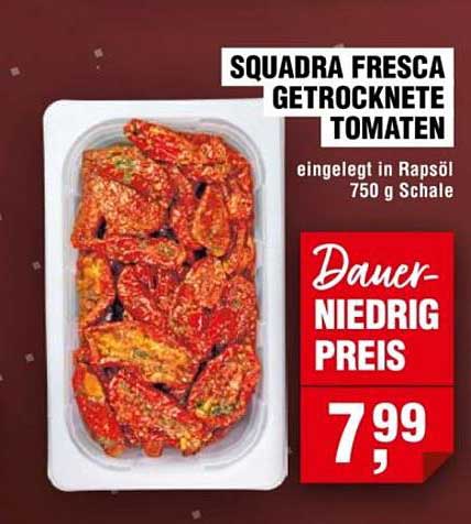 SQUADRA FRESCA GETROCKNETE TOMATEN 750 g