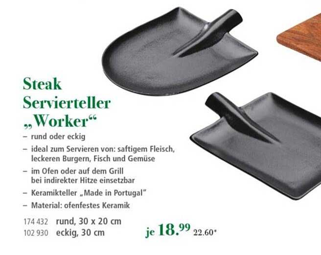 Steak Servierteller "Worker"