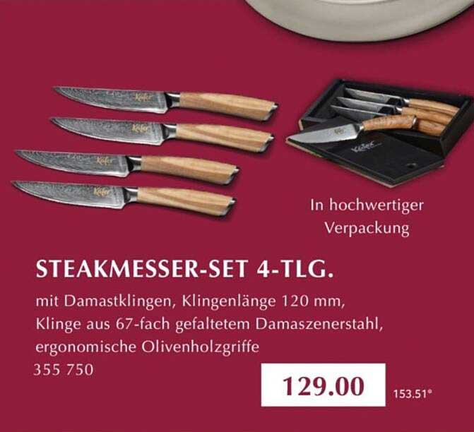 STEAKMESSER-SET 4-TLG.