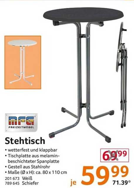 Spannende Stehtische Klappbar Aldi Ebenbild