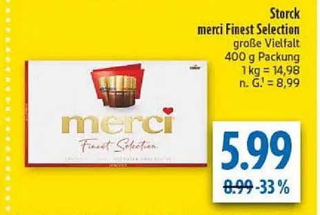 Storck merci Finest Selection 400 g