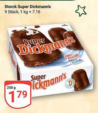 Storck Super Dickmann's 9 Stück