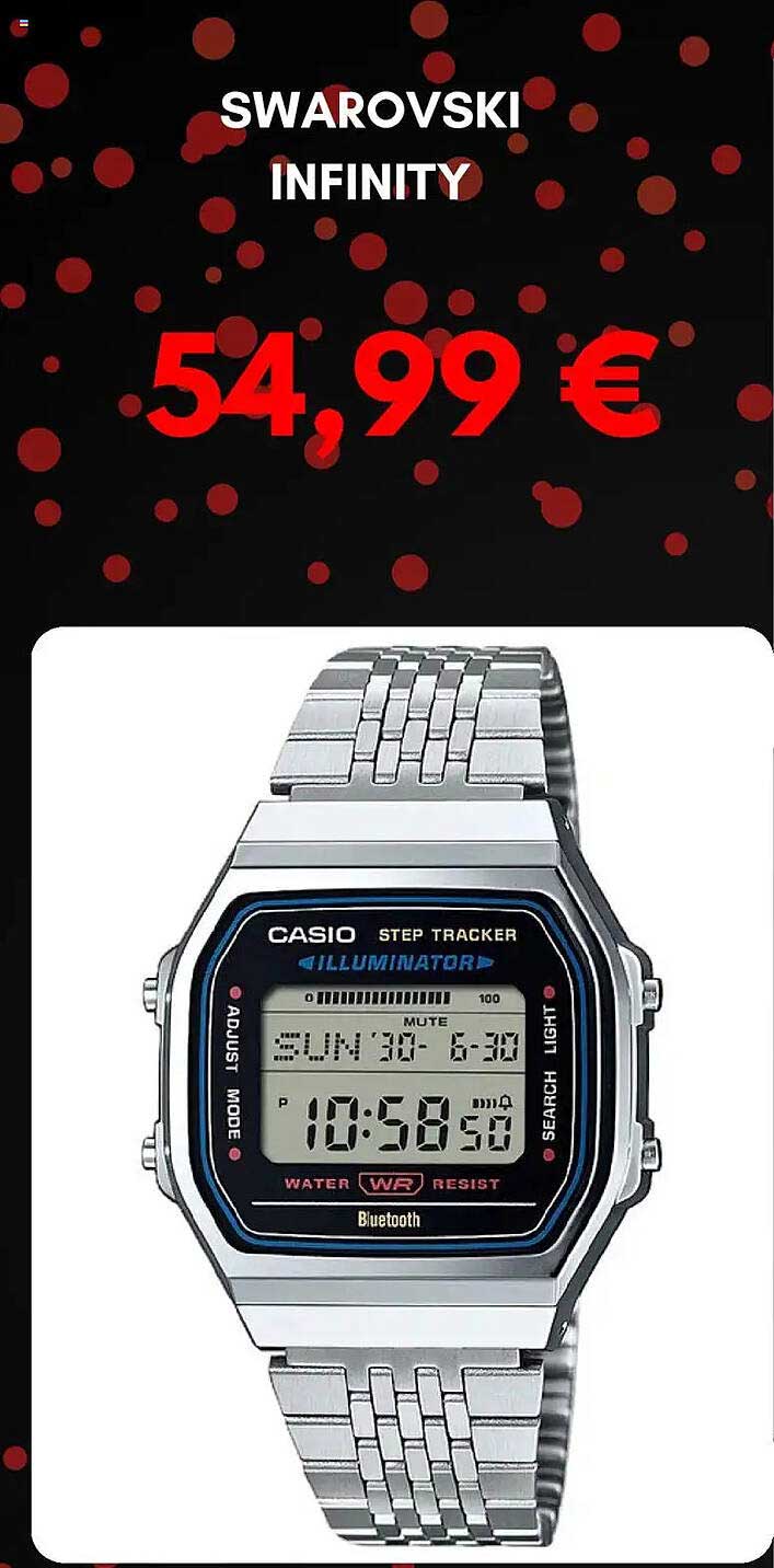 SWAROVSKI INFINITY - Casio Step Tracker Illuminator