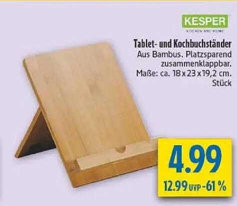 Tablet- und Kochbuchständer