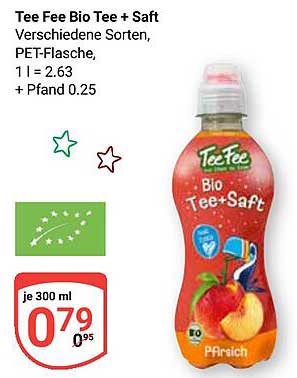 Tee Fee Bio Tee + Saft - Vielfalt in einer Flasche!