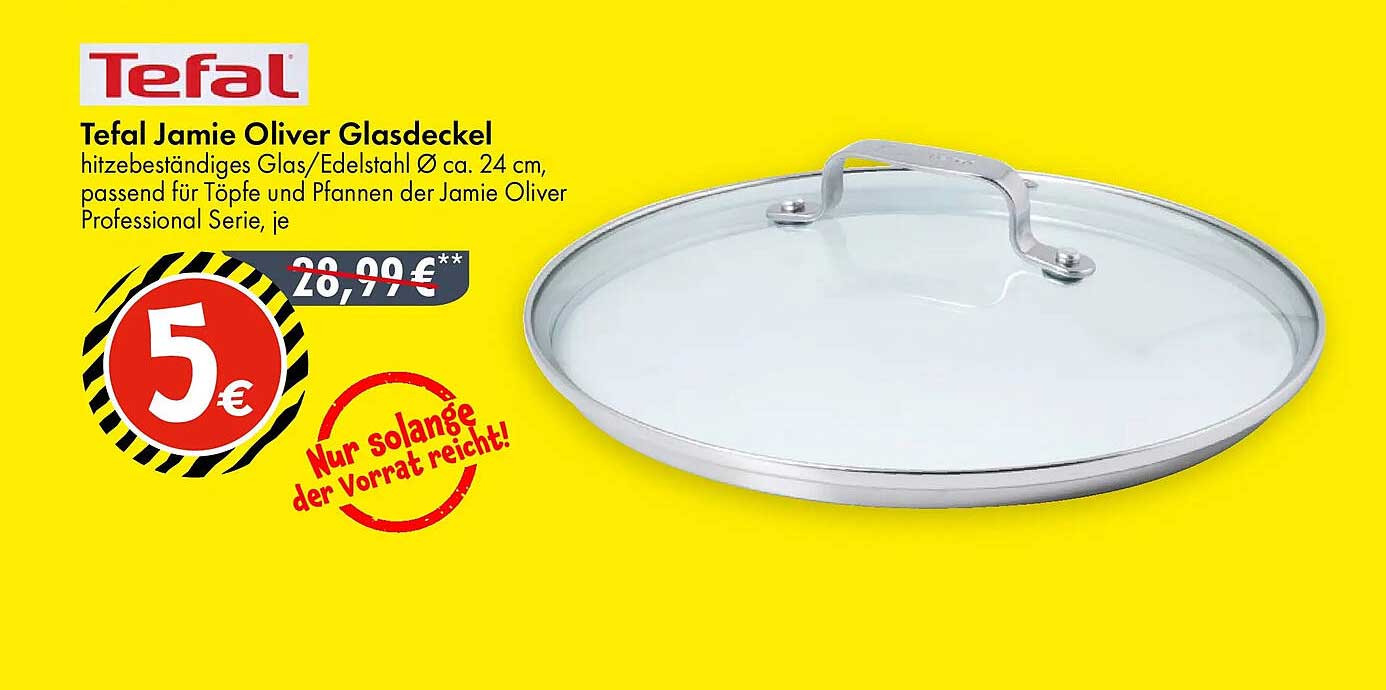 Tefal Jamie Oliver Glasdeckel Ø 24 cm