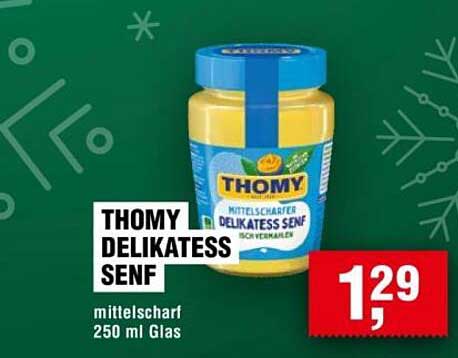 THOMY Delikatess Senf 250 ml Glas