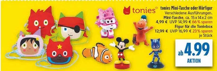 tonies Mini-Tasche oder Hörfigur – verschiedene Ausführungen
