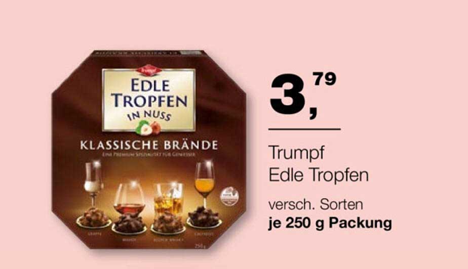 Trumpf Edle Tropfen in Nuss - Klassische Brände 250 g