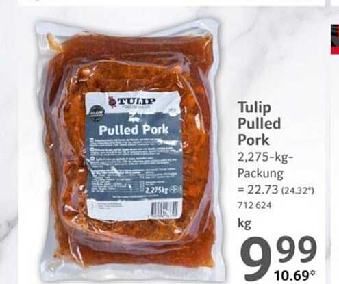 Tulip Pulled Pork 2,275-kg-Packung
