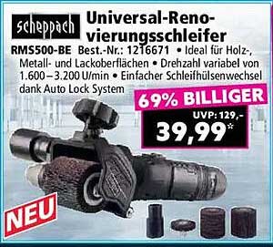 Universal-Renovierungsschleifer RMS500-BE