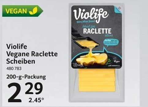 Violife Vegane Raclette Scheiben 200-g-Packung