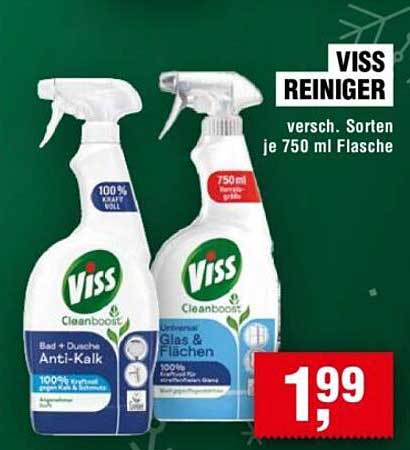 VISS Reiniger – versch. Sorten je 750 ml Flasche
