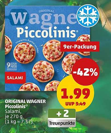 Wagner Piccolinis Salami 9er-Packung