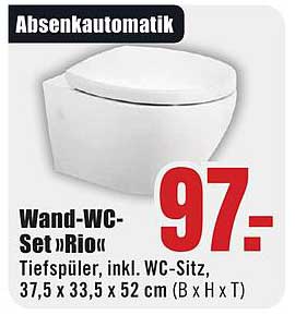 Wand-WC-Set »Rio«