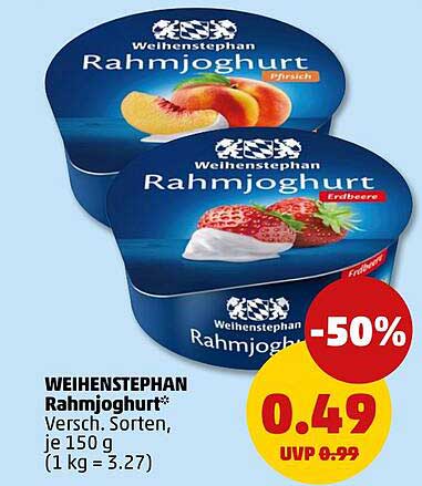 WEIHENSTEPHAN Rahmjoghurt - Fruchtig genießen!