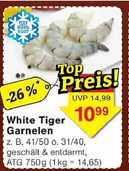 White Tiger Garnelen 750g (Top Preis!)