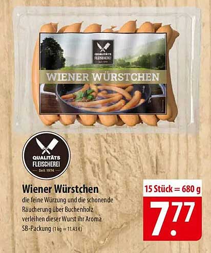 Wiener Würstchen - die feine Würzung und die schonende Räucherung über Buchenholz