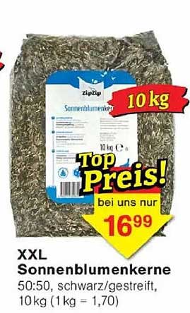 XXL Sonnenblumenkerne 10 kg - Top Preis!