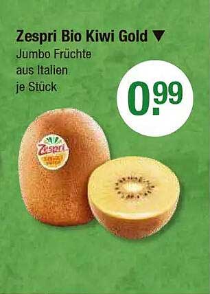Zespri Bio Kiwi Gold Jumbo Früchte aus Italien je Stück