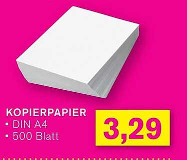 Kopierpapier A4 Aldi
