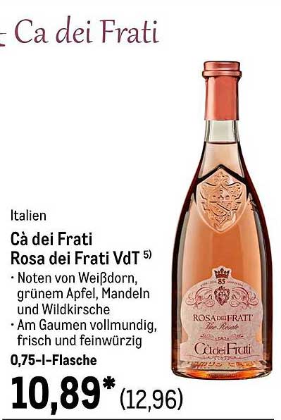 Cà dei Frati Rosa dei Frati VdT