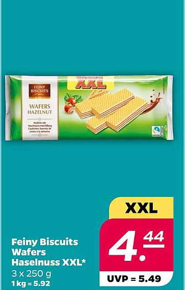 Feiny Biscuits Wafers Haselnuss XXL*