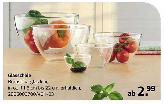 Glasschale