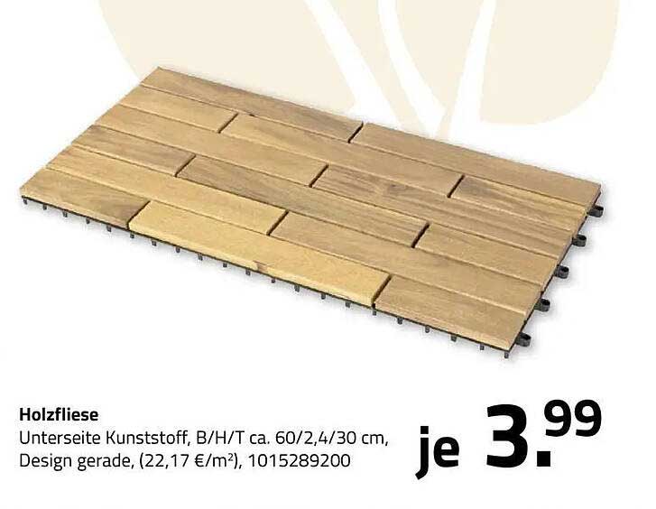 Holzfliese
