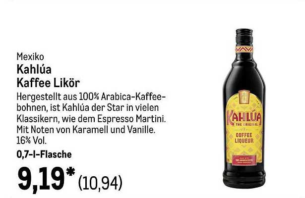 Kahlúa Kaffee Likör