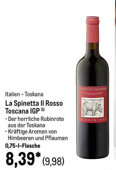 La Spinetta Il Rosso Toscana IGP