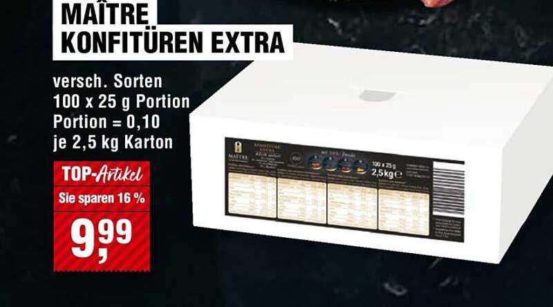 MAÎTRE KONFITÜREN EXTRA