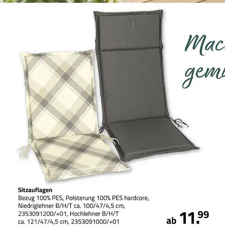 Sitzauflagen