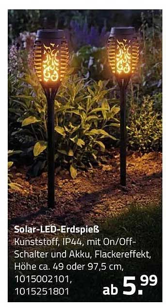 Solar-LED-Erdspieß