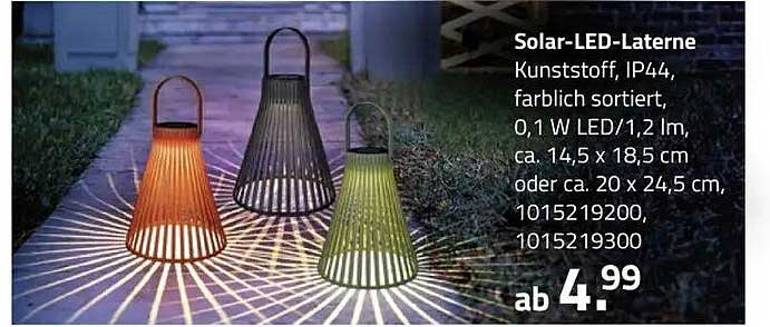 Solar-LED-Laterne