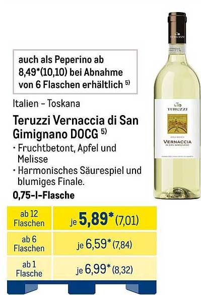 Teruzzi Vernaccia di San Gimignano DOCG