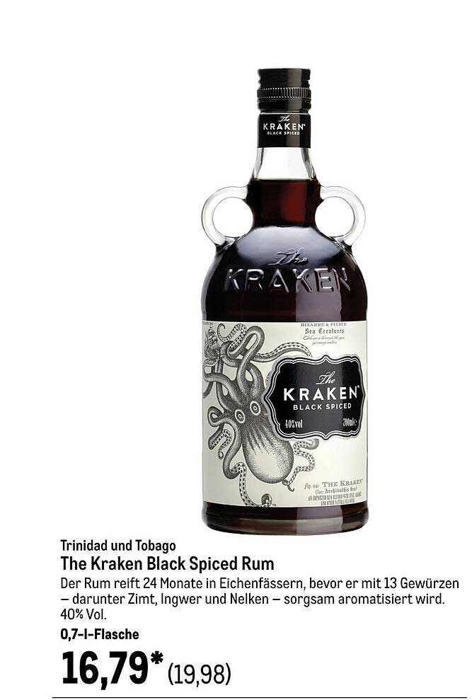 The Kraken Black Spiced Rum