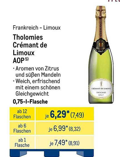 Tholomies Crémant de Limoux AOP