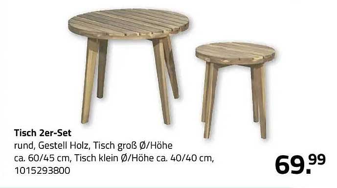 Tisch 2er-Set