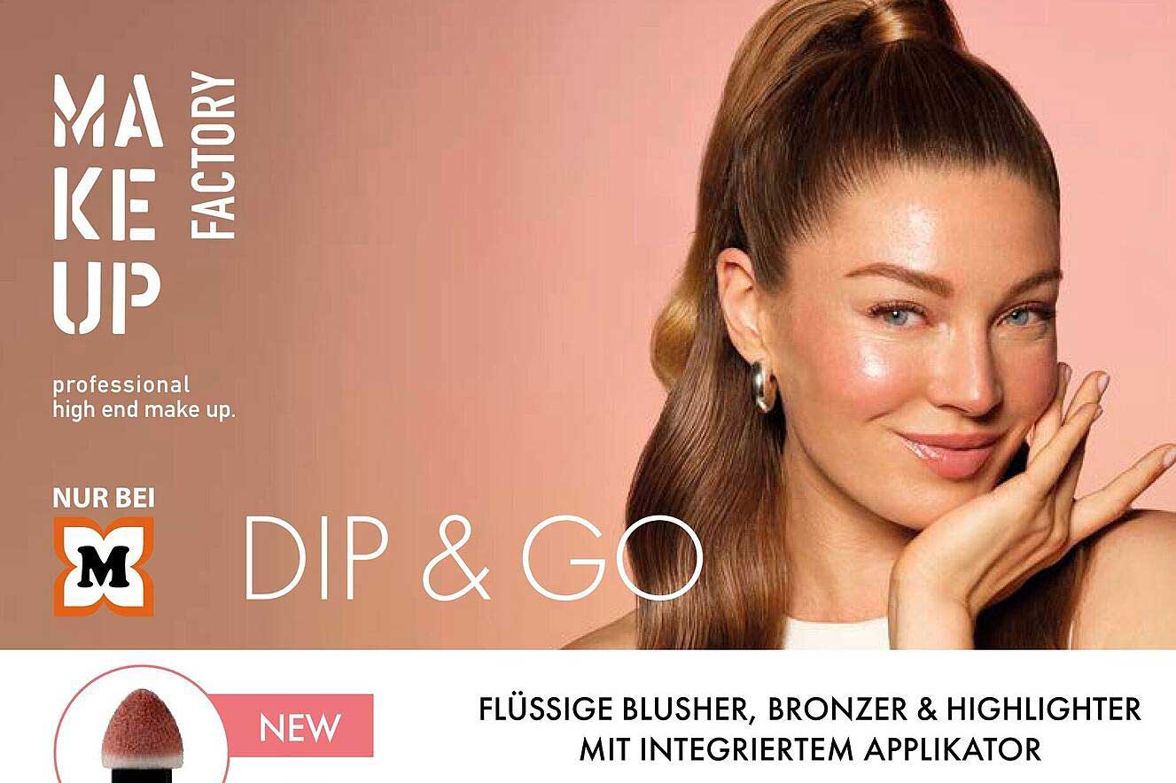 FLÜSSIGE BLUSHER, BRONZER & HIGHLIGHTER MIT INTEGRIERTEM APPLIKATOR