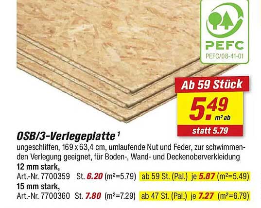 Osb Platten Toom 12mm