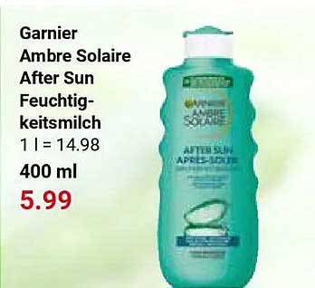Garnier Ambre Solaire After Sun Feuchtigkeitsmilch 400 ml
