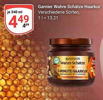 Garnier Wahre Schätze Haarkur Verschiedene Sorten, 1 l = 13.21