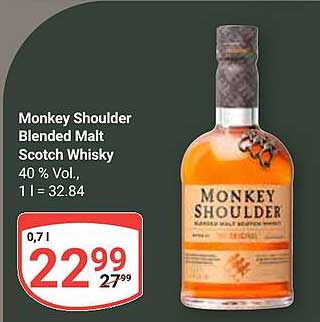 Monkey Shoulder Blended Malt Scotch Whisky