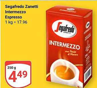Segafredo Zanetti Intermezzo Espresso